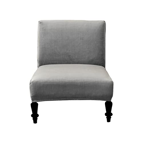 Image of Eco-Ancheng Armless Chair Slipcover - Removable, Washable, Printed Covers for Living & Dining Room