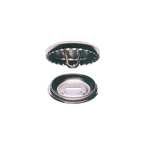 10 x 23mm Metal Cover Buttons. Make your own fabric covered buttons. Crafts / Haberdashery / Upholstery etc Cover