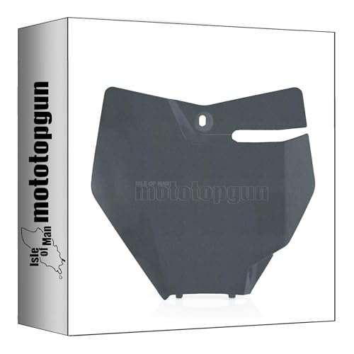 Evita roturas con la puerta del numero delantero gris metal Acerbis 0022927.072 para KTM SX 85
