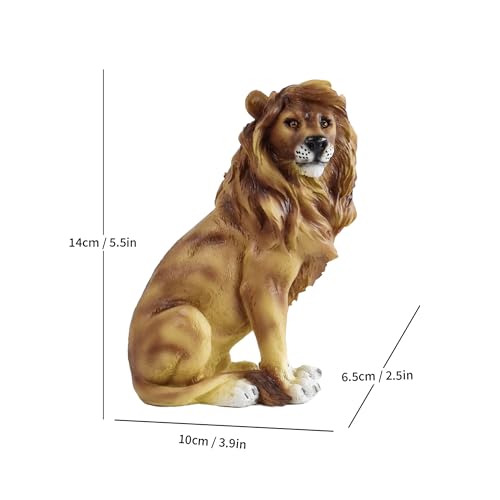 Estatua de León en Resina para Decoración miniatura 2