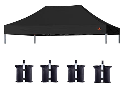 Image of SCOCANOPY Black Commercial 10x20 Canopy Replacement Top
