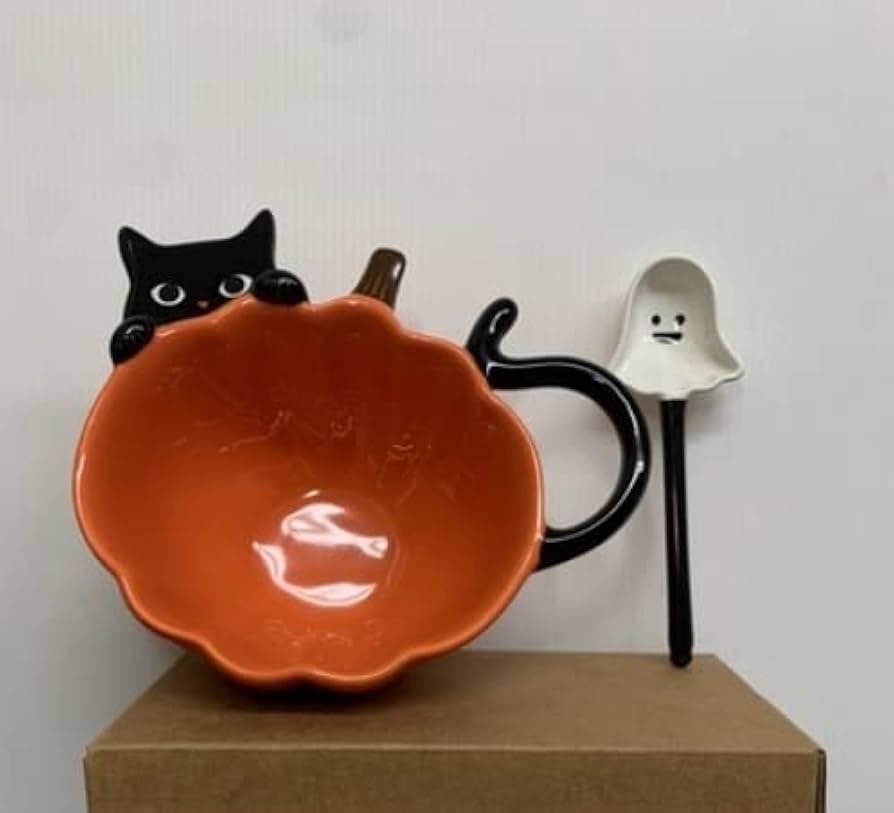 ハロウィン 用スープカップ スプーン付き 4つセット ハロウィン