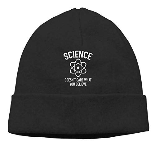 Lsjuee Science Doesn & acirc; & euro; t Care What You Gorro unisex tejido