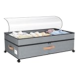 construction bedding box for sale Large Capacity Organizer: This underbed storage solution combines a versatile storage box with ample room for bulky items, ensuring efficient use of concealed space beneath beds while helping declutter living areas, perfect for organizing seasonal decor or spare clothes in urban homes or shared spaces