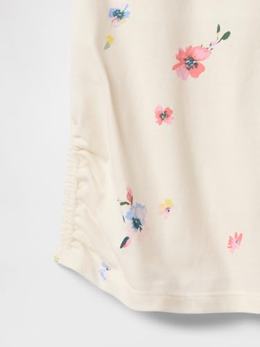 Image of Gap Girls' Rouched Logo Tee
