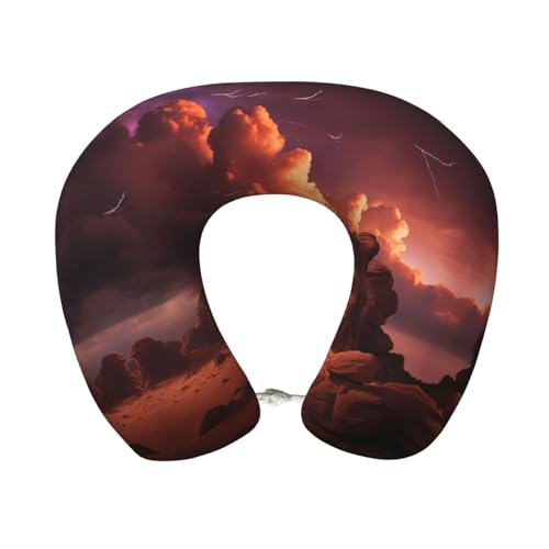 Almohada espuma viscoelástica tamaño único forma en U miniatura 1
