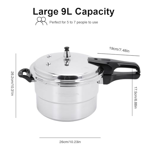 Olla a presión de Aluminio 7 L miniatura 2