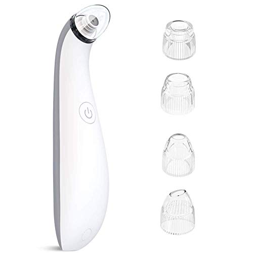 Preisvergleich Produktbild Elektrischer Mitesserentferner, Gesichtsbehandlung Gesichtsporenreiniger USB Wiederaufladbar mit 4 auswechselbaren Saugköpfen