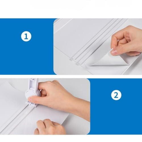 Deflector de aire acondicionado con guía ajustable de viento 90 cm 5