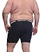 INNERSY Men's Big and Tall Boxer Briefs Cotton Moisture Wicking Underwear 4-Pack(Dark Retro, 4X-Large)