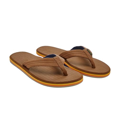 Hari Mari- Dunes- Men's Boat Safe Waterproof Flip Flops- Size 11- Tobacco