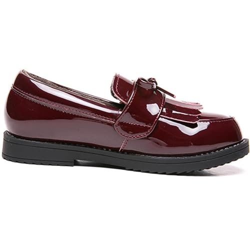 Image of PPXID Girl's British Style School Uniform Shoes Princess Performance Oxford Shoes