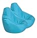 Bean Bag Bazaar Lot de 2 fauteuils de Jeu pour Enfants, intérieur/extérieur, Turquoise, 69 x 59 cm