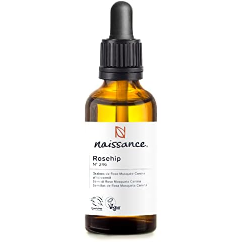 Naissance Rosehip Seed Oil - 50ml, Natural Moisturiser Cover