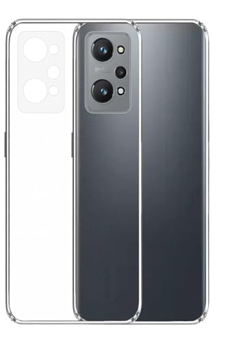 Image of Soft Rubber Back Cover Compatible Model for Realme RMX3370 / Realme GTNeo 2 - Transparent