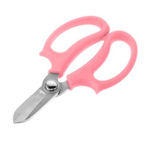 Mikikit 1Pieza Jardinería De Inoxidable Color Rosa Podadora Práctica Para Cortar Ramas Para Bonsáis Plantas