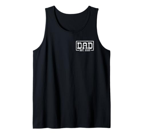 Homme Dad Est. 2025 Logo Classic Bold Font Father's Day Irish Dad Débardeur