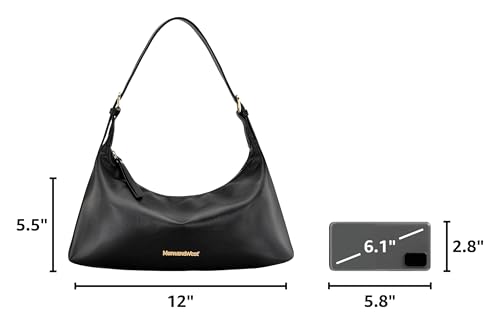 Image of Montana West MEDIUM Shoulder Purses for Women Crescent Hobo Bags Trendy Purses