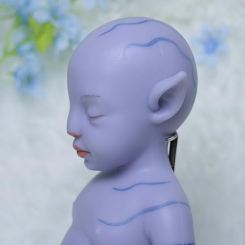 Muñeco Bebé Reborn Silicona Azul 18 Pulgadas miniatura 4
