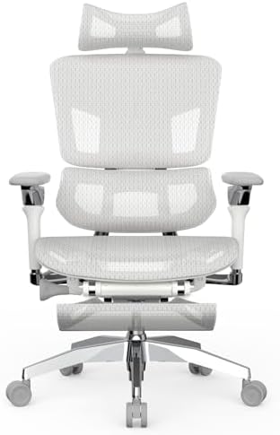 （14:30時点） ラシカル Rasical Chair Elite オフィスチェア デスクチェア ゲーミングチェア 360回転 7Dアームレスト 4Dヘッドレスト 130° リクライニング 収納式 フットレスト スライド式 ランバーサポート 静音PUキャスター (ホワイトグレー)