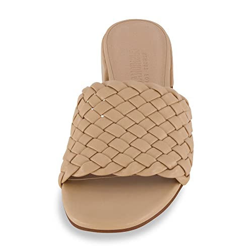 Cushionaire Women'S Nerida Woven Low Block Heel Sandal +Memory Foam thumb #2
