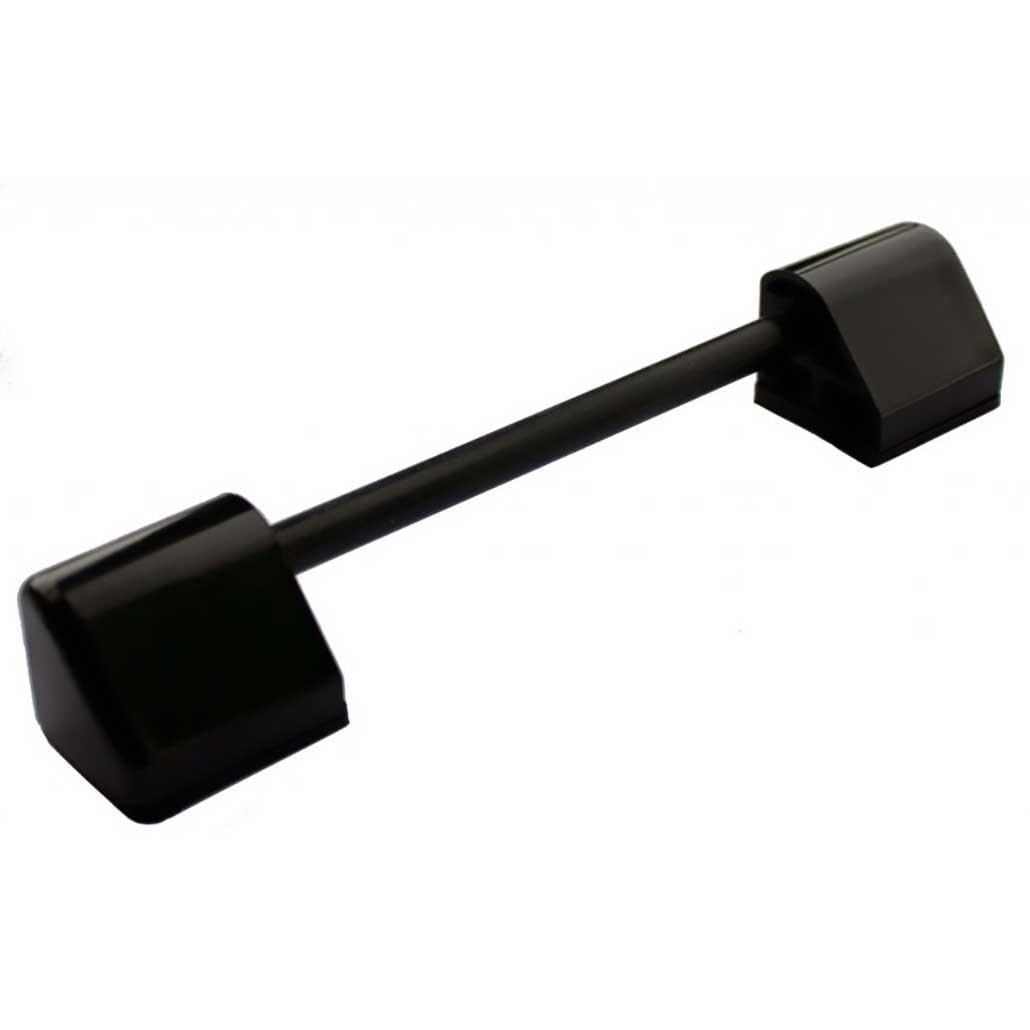 Pepte Black Toilet Seat Hinges Fittings Brackets With Connecting Rod Plastic