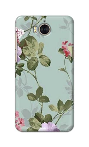 Image of Printed Hard Back Cover Case for Huawei Y5 2017 | Huawei Y6 2017 | Nova Young Back Cover (Floral Painting) -1302