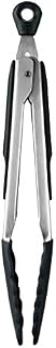 OXO Good Grips 9-Inch Tongs with Silicone Heads, Black
