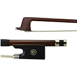 Violin Bow 1Pcs Size 1/4 1/2 3/4 4/4 Violin Bow Red Sandal Wood Horse Hair Accessory Accessories(4/4)