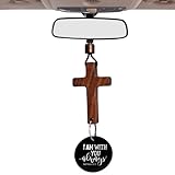 リアビューミラー装飾 - 聖書モチーフ カーチャーム,キリスト教宗教アクセサリーペンダントホームトラックリビングルームベッドルームファミリーチャーチ