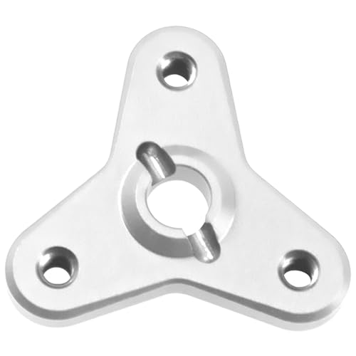 Vgoohobby Aluminum Alloy Slipper Clutch Eliminator Compatible with Traxxas E-Maxx E-Revo Summit T-Maxx 3.3 Revo 3.3 1/10 RC Car Upgrade Parts (Silver)