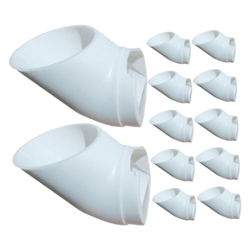 Yardenfun Impianto Idroponico Verticale 12 Pezzi Tubi e Tazze a Rete per Coltivazione Senza Terra su Balcone e Finestra, Contenitori Plastica Robusta per Orto Urbano Idroponico Fai da Te