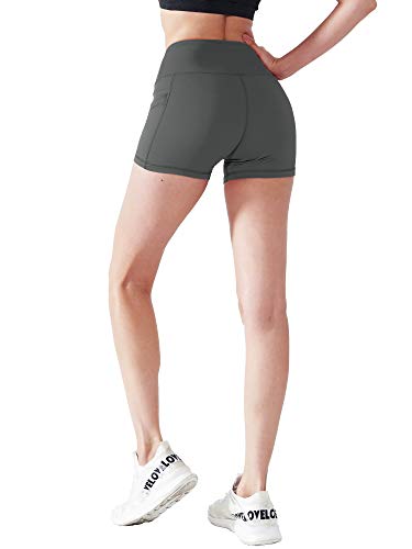Image of CADMUS Women's 5 inch /2 inch High Waist Stretch Athletic Workout Shorts with Pocket