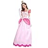 Bliwandefmark Princess Peach Costume Adult Halloween Cosplay For Women With Accessories X Large