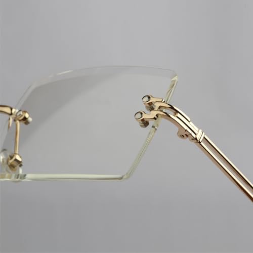 Image of SAM AND MARSHALL HARPER Eyeglass I Light Weight Frames I Rectangle Shape I Sheet Metal Frames I Prescription Friendly I Men & Women