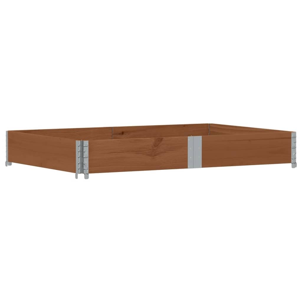 vidaXL Fioriera da Giardino Marrone 150x100 cm Legno Massello di Pino