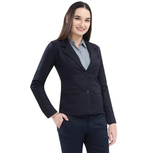 Image of Women's Formal Blazer | Regular Fit | Full Sleeve with 2 Front Pocket Ultra Light Fabric | Office /Meetings