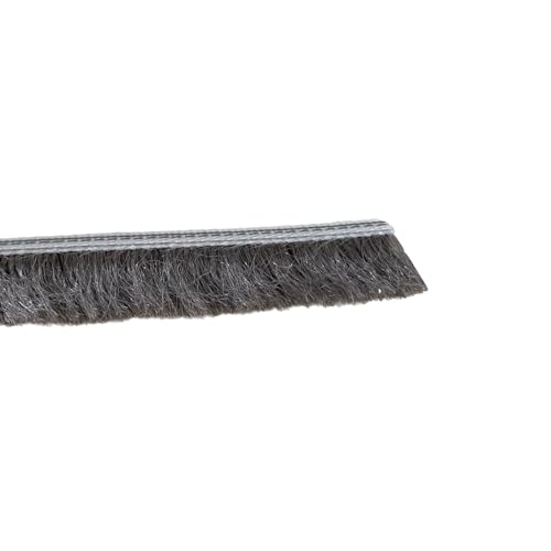 HOMEWELL - Balai gris pour cornière basse de façade de placard coulissant - Lg 1m
