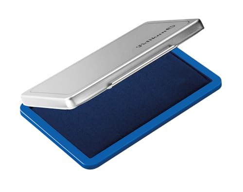 Pelikan 331017 Stempelkissen Nr. 2 getränkt 7 x 11 cm blau (Frustfreie Verpackung) 7x11 cm (Steki 2)