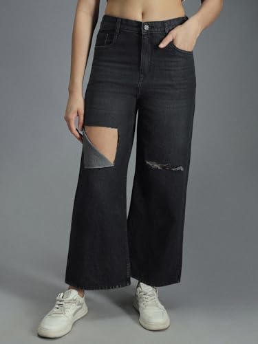 Image of HIGH Star Women's Regular Fit Mid Rise Jeans