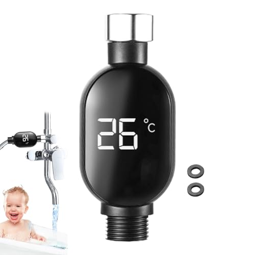 Termómetro De Baño - Indicador De Temperatura 'Agua Ducha | Termómetro De Agua De Baño Para Niños | Indicador De Temperatura Del Baño De Acero Inoxidable | Aparatos Para La C