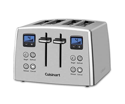 Cuisinart Cpt-435P1 4-Slice Countdown Motorized Toaster, Stainless Steel #TOP2
