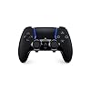 Sony, Manette DualSense Edge Officielle pour PS5 et PC, Sans Fil, Commandes Ultra-Personnalisables + Profils Interchangeables + Confort Amélioré, Boîte de Transport Incluse, Couleur : Noire