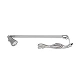 Vispronet Silver Banner Stand Light - Bright LED Light, Solid Aluminum, 8.75ft Power Cord, Adjustable Head - Display Light for Vispronet Retractable Roll Up Banner Displays