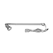 Vispronet Silver Banner Stand Light - Bright LED Light, Solid Aluminum, 8.75ft Power Cord, Adjustable Head - Display Light for Vispronet Retractable Roll Up Banner Displays