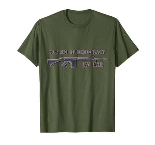 FN FAL fan t shirt 7.62 mm of democracy T-Shirt