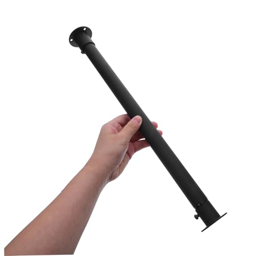 Tringle réglable en acier inoxydable noir pour placard dressing - 4