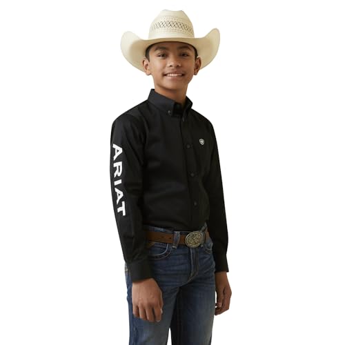 ARIAT Kid's Team Logo Twill Classic Fit Shirt