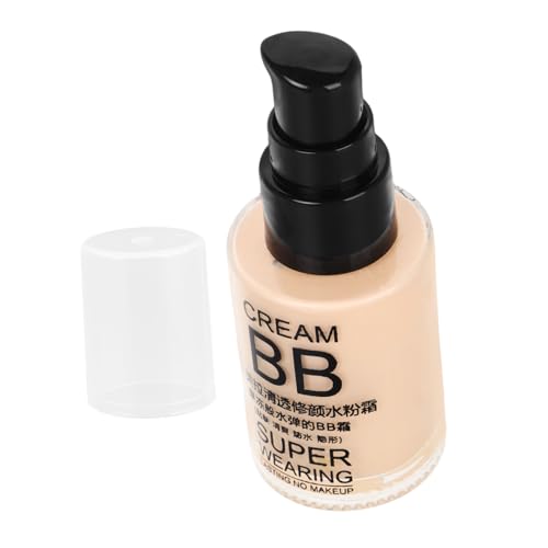 Beavorty Corrector Crema Bb Fundación Coreana Base De Crema De Belleza Cubrir El Maquillaje Resaltador En Crema Maquillaje De Cara Crema Hidratante Teñida Para La Cara Líquido Beige