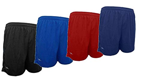 Kit 4 shorts masculino Elite academia 38 ao 64 (Preto/Royal//Marinho/Vermelho, EG4 (62/64))